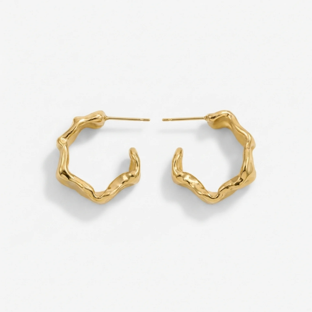 Pendientes Arrugado