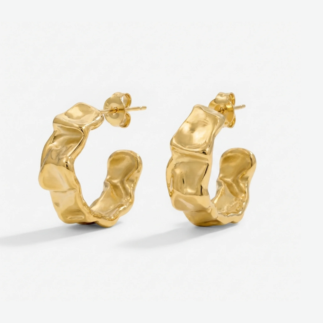 Pendientes Arrugado