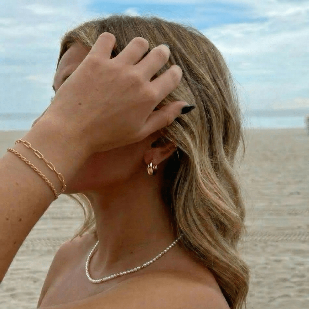 Choker Perlas y Oro
