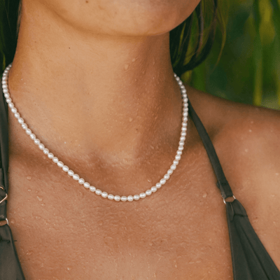 Choker Perlas