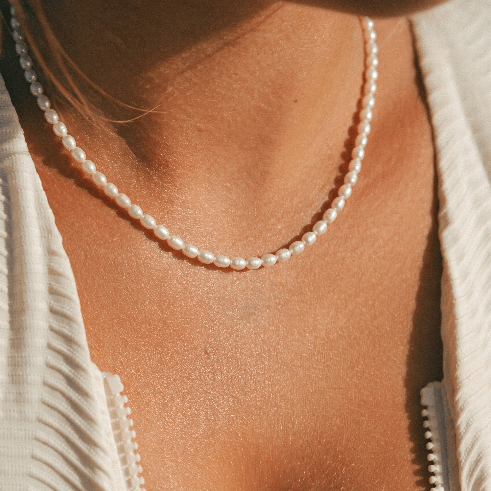 Choker Perlas