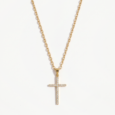 Collar Cruz Brillo