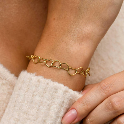 Pulsera Corazones