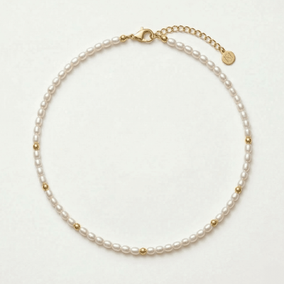 Choker Perlas y Oro
