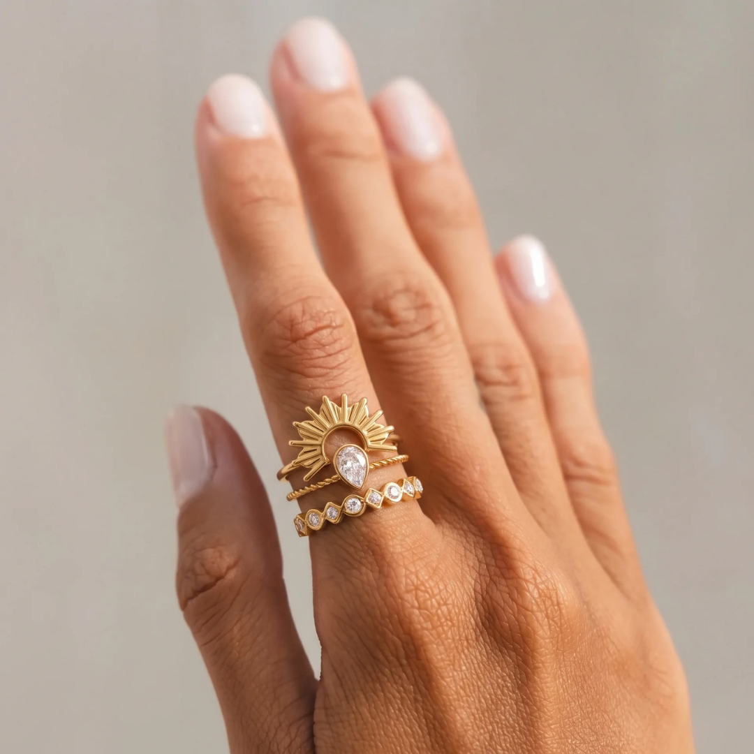 Set Anillos Amanecer
