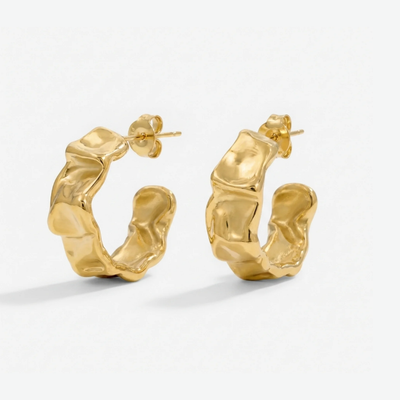 Pendientes Arrugado