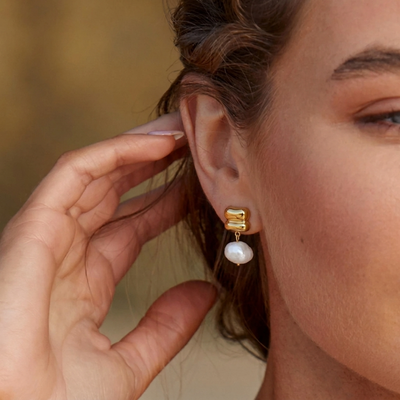 Pendientes Perlitas Largos