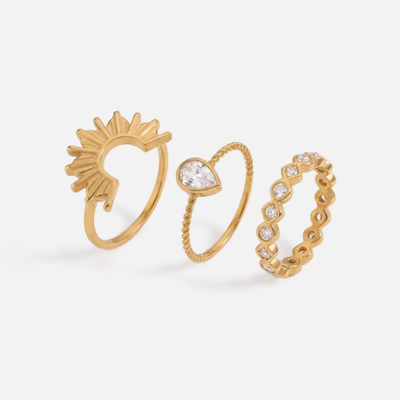 Set Anillos Amanecer