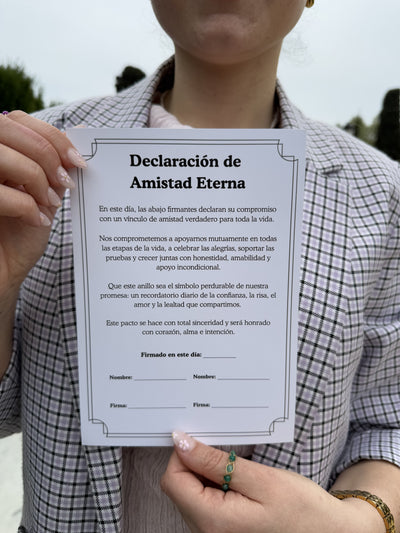 Declaración de Amistad